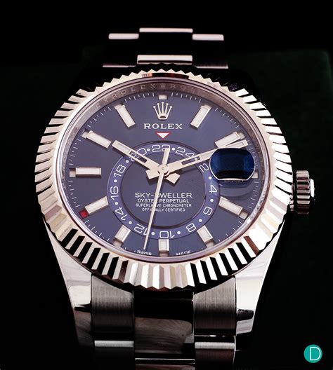 reviews of rolex sky dweller|rolex sky dweller thickness.